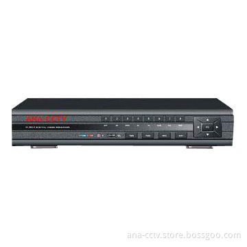 4-channel H.264 Network DVR with VGA and Mobile Phone Remote View, Easy-to-use